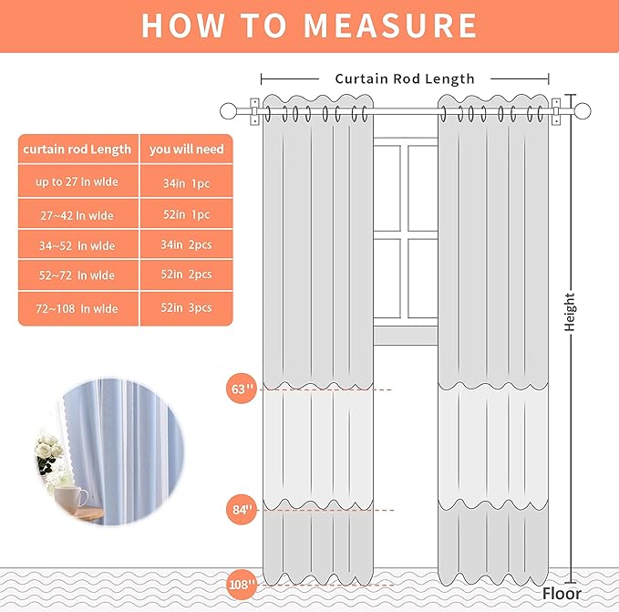 XiDi Blue Curtains for Bedroom, Girls Room Blackout Curtains, Kids Room Darkening Curtains, Light Blue Decor, 1 Panel Light Blue/34/84/1