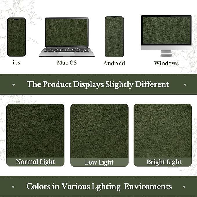 LAMIT 90 Inches Velvet Curtains for Living Room, Olive Green Thermal Insulated Blackout Curtains Luxury Room Darkening Back Tab and Rod Pocket Window Drapes for Bedroom, 2 Panels, 52 x 90 Inch
