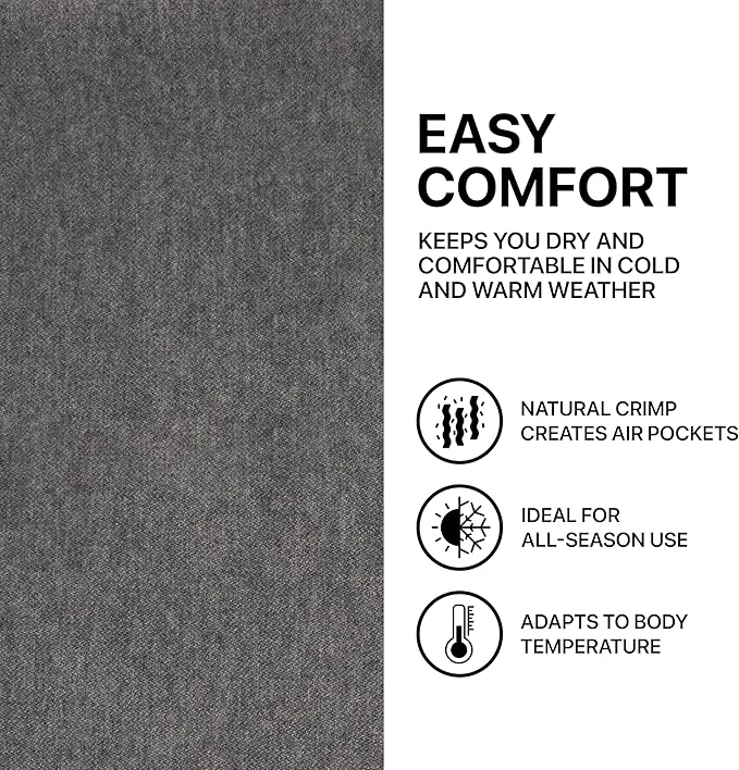 | Wool Blanket/Throw | 100% New Zealand Wool | Perfect for Home and Outdoors | Virgin Wool Throw with Fringes 67"x79" (170 x 200 cm)