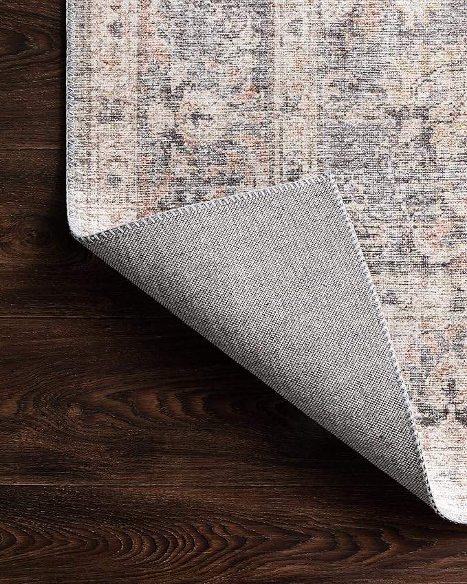 Loloi Skye Collection SKY-01 Grey/Apricot 2'-6" x 10'-0" Runner Rug