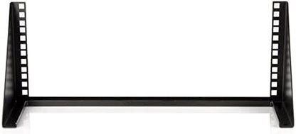 StarTech.com 4U Wall Mount Patch Panel Bracket - 19 inch Steel Vertical Mounting Rack for Network and Data Equipment, TAA (RK419WALLV)