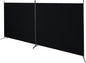 SteelAid Room Divider (Double Panel) – Folding Partition Privacy Screen for Office, Classroom, Dorm Room, Kids Room, Studio, Conference - 142" x 72" - Easy to Assemble, Freestanding & Foldable