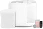 Canopy Large Room Humidifier, White, Large Room Humidifier, Large Living Space, 36HR Run Time, 5.5L Tank - Includes Canopy Humidifier Plus, Diffusion Well, Unwind Aroma, Filter, Power Cord & Adapter