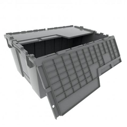 Unknown Plastic Modern Lidded Home Storage Bins - 6 Pack Heavy Duty 8.5 Gallon Size - 21.5 Inch L x 15 Inch W x 9 Inch H