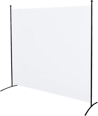 Steel-AID Single-Panel Privacy Room Divider – Folding Partition Privacy Screen for Office, Classroom, Dorm Room, Kids Room, Studio, Conference - 71" x 72" - Easy to Assemble, Freestanding & Foldable
