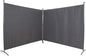 SteelAid Room Divider (Double Panel) – Folding Partition Privacy Screen for Office, Classroom, Dorm Room, Kids Room, Studio, Conference - 142" x 72" - Easy to Assemble, Freestanding & Foldable