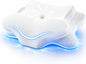 Cervical Neck Pillow for Neck Pain Relief – Orthopedic Contour Memory Foam Pillow for Side & Back Sleepers, Ergonomic Neck Support, Cooling Butterfly Pillow