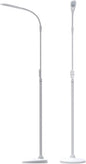 Stella Sky Two Premium 10W LED Floor Task Lamp - White - Adjustable Dimmable Low Vision Natural Sunlight Light - Bright Macular Degeneration Lighting - Hobby, Crafting, Sewing, Artist, Reading, Office