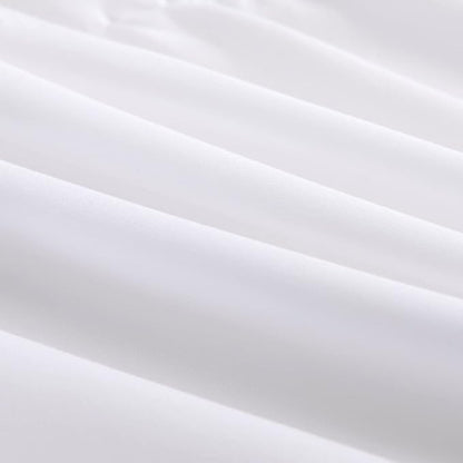 White Bed Skirt King Size Ruffled Bed Skirt with Split Corners, King Bed Skirt 12 Inch Drop, King Size Bed Skirt White for Ruffled Bed Skirt with Split Corners, Bed Skirt King Size