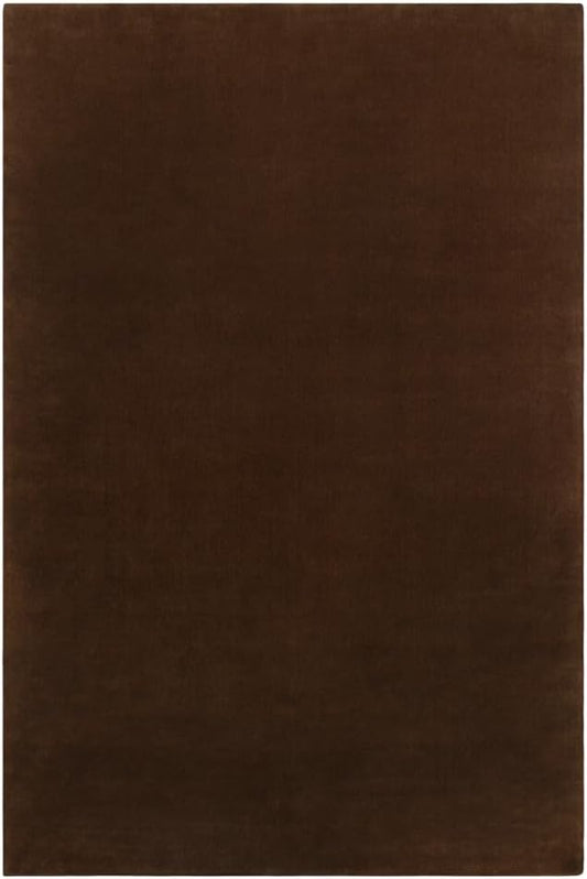 Hand-Tufted Wool Runner Area Rug – Soft Premium Wool Carpet for Living Room, Bedroom & Home Décor – 3X14 ft| Walnut – Durable, Non-Slip Backing, Handcrafted Rug