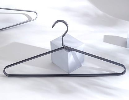 Premium Matte Titanium Gray Aluminum Coat Hangers 90 Piece Set, 16.5” Extra Smooth & Durable Metal Shirt Dress Hanger,Aluminum Alloy Hanger,Clothing Support,Clothing Hang