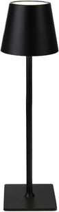 Cordless Table Lamp, Rechargeable Table Lamp with Touch Dimmable Control, Portable LED Desk Lamp for Indoor Patio (Black-Rectangle, 1)