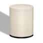 2.6 Gallon/10L Metal Trash Can with Swing Lid, Double Bucket,Round Waste Basket,Black,Modern,Elegant Garbage can,for Bathroom,Living Room,Kitchen,Office,Home,Bedroom(12L-White)