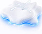 Cervical Neck Pillow for Sleeping, Dual Height Contour Memory Foam Pillow for Neck Pain Relief & Support, Orthopedic Butterfly Pillow for Side, Back & Stomach Sleepers – Cooling Washable Cover (white)
