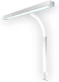 Neatfi (New Model) Flex Desk Lamp with Clamp, Dimmable, 3,000 Lumens 30W LED Monitor Light, 3000K-6500K Correlated Color Temperature, 5 Brightness Levels & 5 Light Modes (28 Inches, White)