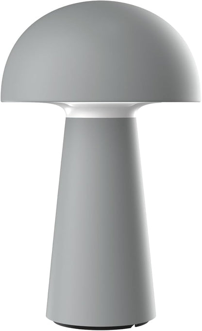 ‎Newhouse Lighting Capri, Fog Gray 2700K Dimmable Cordless USB-C Rechargeable Table Lamp NHTL-CA-GY, Cordless Desk Lamp for Living Room, Bedroom, Coffee Table, and Other Cozy Home Decor