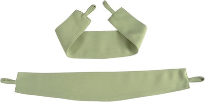 MIUCO 1 Pair Thermal Insulated Grommet 52-Inch-by-63-Inch Blackout Window Curtain Panels with 2 Tie Backs, Sage