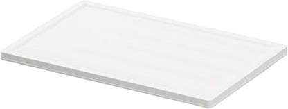 JOYMOOP Foldable Storage Cabinet Top Cover, Fits XXL Storage Boxes, Durable, Easy to Install, Dustproof and Waterproof, White