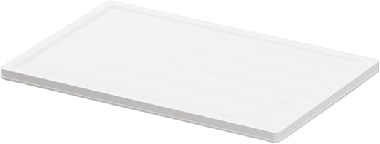 JOYMOOP Foldable Storage Cabinet Top Cover, Fits XXL Storage Boxes, Durable, Easy to Install, Dustproof and Waterproof, White