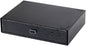 Desktop drawers, stackable plastic drawers, stationery and office supplies (Black, 1 Compartment)