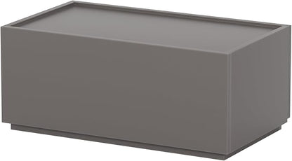 Stackable Storage Drawers, Wooden Drawer Storage Organizer, Modern Nightstands with Wooden Drawers, Small Storage Cabinet, Modular Design, Available in 2 Sizes for Versatile Use Grey Large