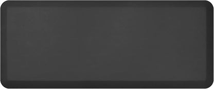 GelPro Anti-Fatigue Designer Comfort Kitchen Floor Mat, 20x48”, Leather Grain Jet Stain Resistant Surface with 3/4” Thick Ergo-Foam Core for Health and Wellness