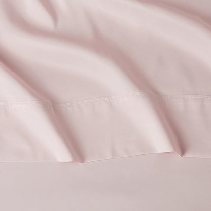 Amazon Basics Lightweight Super Soft Easy Care Microfiber 4-Piece Bed Sheet Set with 14-Inch Deep Pockets, Luxury Bedding, Queen, Blush Pink, Solid