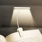 Rechargeable Book Lights for Reading at Night 25 LED - Eye Caring 15 Level Stepless Dimming, Extended 60Hrs Runtime, Lightweight Clip on Light, Gifts for Book Lovers, White