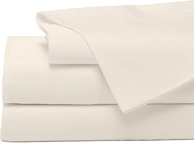 Cozy Earth Luxury Bed Sheet Set - 100% Viscose from Bamboo Fabric, Ultra-Soft & Breathable, Fits Regular & Deep Pocket Mattresses up to 20" - 4 Pieces King Sheet Set Oat
