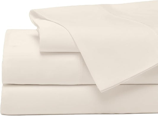 Cozy Earth Luxury Bed Sheet Set - 100% Viscose from Bamboo Fabric, Ultra-Soft & Breathable, Fits Regular & Deep Pocket Mattresses up to 20" - 4 Pieces King Sheet Set Oat