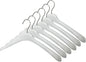 All Hung Up Hangers Plastic Coat Hangers, Clothes Hangers (White, 100pk)