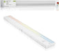 ASD 32 Inch LED Under Cabinet Lighting Plug in or Hardwired, High/Low/Off Switch, 16W 120V 3 CCT 2700K/3000K/4000K CRI90+, Triac Dimmable Linkable Under Counter Lights for Kitchen, ETL Listed, White