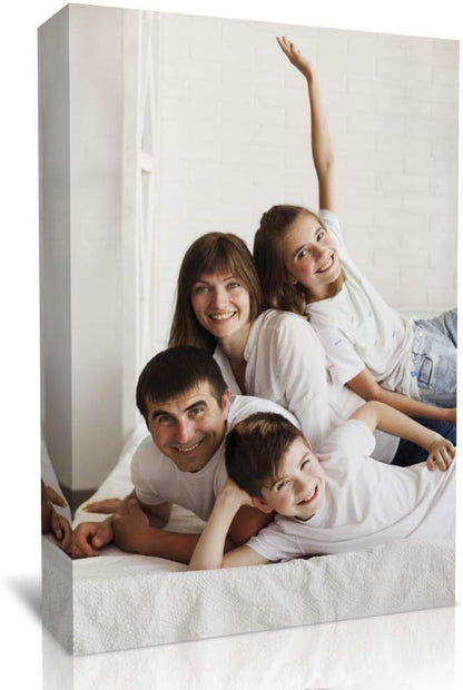 TreeDeal Custom Canvas Prints with Your Photos - Family Personalized Poster Wall Art - Personalized Canvas Pictures Canvas Wall Art for Home Decoration Ready to Hang (24" x 36")