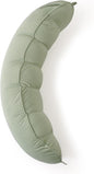 Peallow(Pat. Pend) – Long Round Body Pillow for Adults, Bolster Pillow for Sleeping, Soft and Supportive Pillow for Sleeping & Lumbar Support (Celadon Green,39")