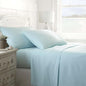 Linen Market Brushed Microfiber Twin XL Sheet Set 3 Piece – Oeko-TEX Certified Ultra Soft & Wrinkle-Free - 16" Deep Pocket Sheets - Easy Care Twin XL Size - Aqua