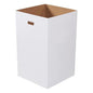 Box USA 40 Gallon 18" L x 18" W x 30" H 10-Pack Cardboard Trash Cans and Recycling Bins, Reusable or Disposable Pop Up Garbage Boxes for Parties, Outdoor Events, Heavy Duty, Plain
