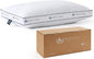 Pacific Coast Firm Bed Pillow, Luxury Hotel Collection Goose Feather and Down Pillow for Sleeping, Standard Size with Gusset Design, Oeko-TEX Certified, Supportive for Side and Back Sleepers