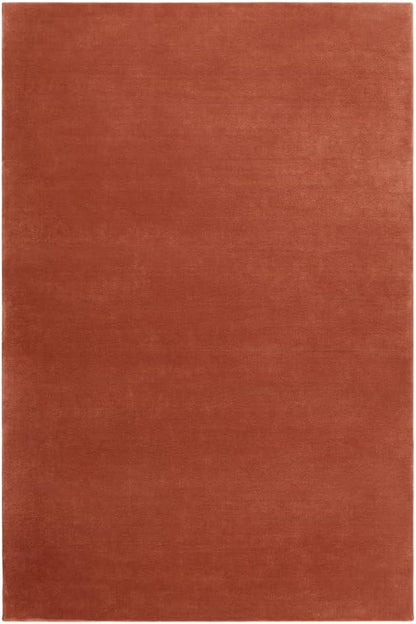 Hand-Tufted Wool Rectangle Area Rug – Soft Premium Wool Carpet for Living Room, Bedroom & Home Décor – 11X15 ft| Brick Red – Durable, Non-Slip Backing, Handcrafted Rug
