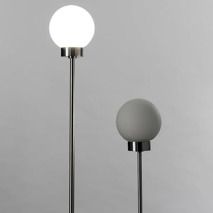 Small Lamps for Nightstand, Silver Touch Dimmable Table Lights, 3-Way Control Bedside Desk Lighting, Satin Nickel Modern Accent Home Decor, Plug in and Play, G9 Bulb Installed(Brushed Steel, Pack 2)