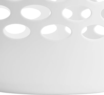 3 Pack Round Plastic Laundry Hamper with Handles, Lightweight & Flexible, 2.2 Bushels Large Capacity, Easy to Clean, Space Saving Laundry Basket for Bedroom, Dorm, Bathroom, White