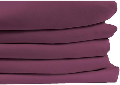 Moondream 3-in-1 Sound Insulation Curtain with Noise-Blackout-Thermal Insulation, Patented Technology, 55" Width x 108" Length, Purple (Deep Purple MC119), Grommet, 1 Panel
