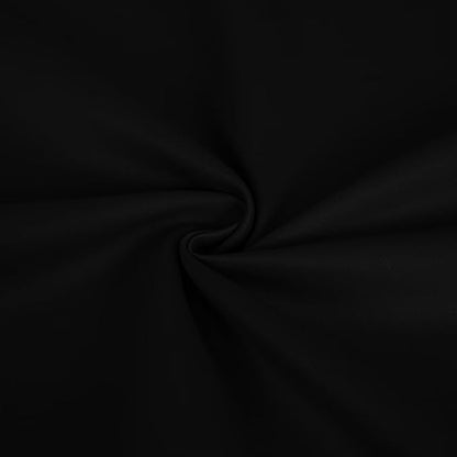 Blackout Curtains 84 Inch Length 2 Panels Set, Black Curtains Thermal Insulated Room Darkening Drapes for Bedroom, Rod Pocket Light Blocking Drapes Living Room Windows(52W × 84L, Black)