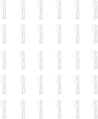 30 PCS Plastic Curtain Hooks Adjustable Pinch Pleat Curtain Clips Room Divider Curtain Hooks for Drapes
