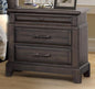 2 Drawer Nightstand Set of 2, Matching Bedside Tables with Modern Design and Easy-to-Clean Surfaces
