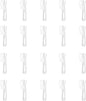 20 PCS Plastic Curtain Hooks Adjustable Pinch Pleat Curtain Clips Room Divider Curtain Hooks for Drapes