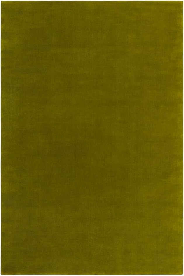 Hand-Tufted Wool Rectangle Area Rug – Soft Premium Wool Carpet for Living Room, Bedroom & Home Décor – 5X7 ft| Milano Green – Durable, Non-Slip Backing, Handcrafted Rug