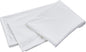 Oubonun 100% Jersey Cotton Body Pillow Cover with Zipper - Luxury Soft Removable Pillow Case - Long Fuzzy - Knitted (White, 21"X54")