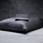 LUXOME 100% Rayon (Viscose) from Bamboo Pillowcase Set (King) | 400 Thread Count | Moisture-Wicking | Envelope Closure | Charcoal