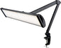 Neatfi Ultra 3,500 Lumen LED Desk Lamp, 45W, 26-Inch Wide Metal Shade, 270 SMD LEDs (Non-CCT with Clamp, Black)