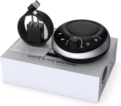 Sound Machine Loud White Noise Machine Nonstop Brown Noise Sleep Machine 30 Soothing Sounds for Baby Kids Adults Pink Noise Sounds Machine 36-Level Vol 4 Timer Memory Function for Home Travel Office